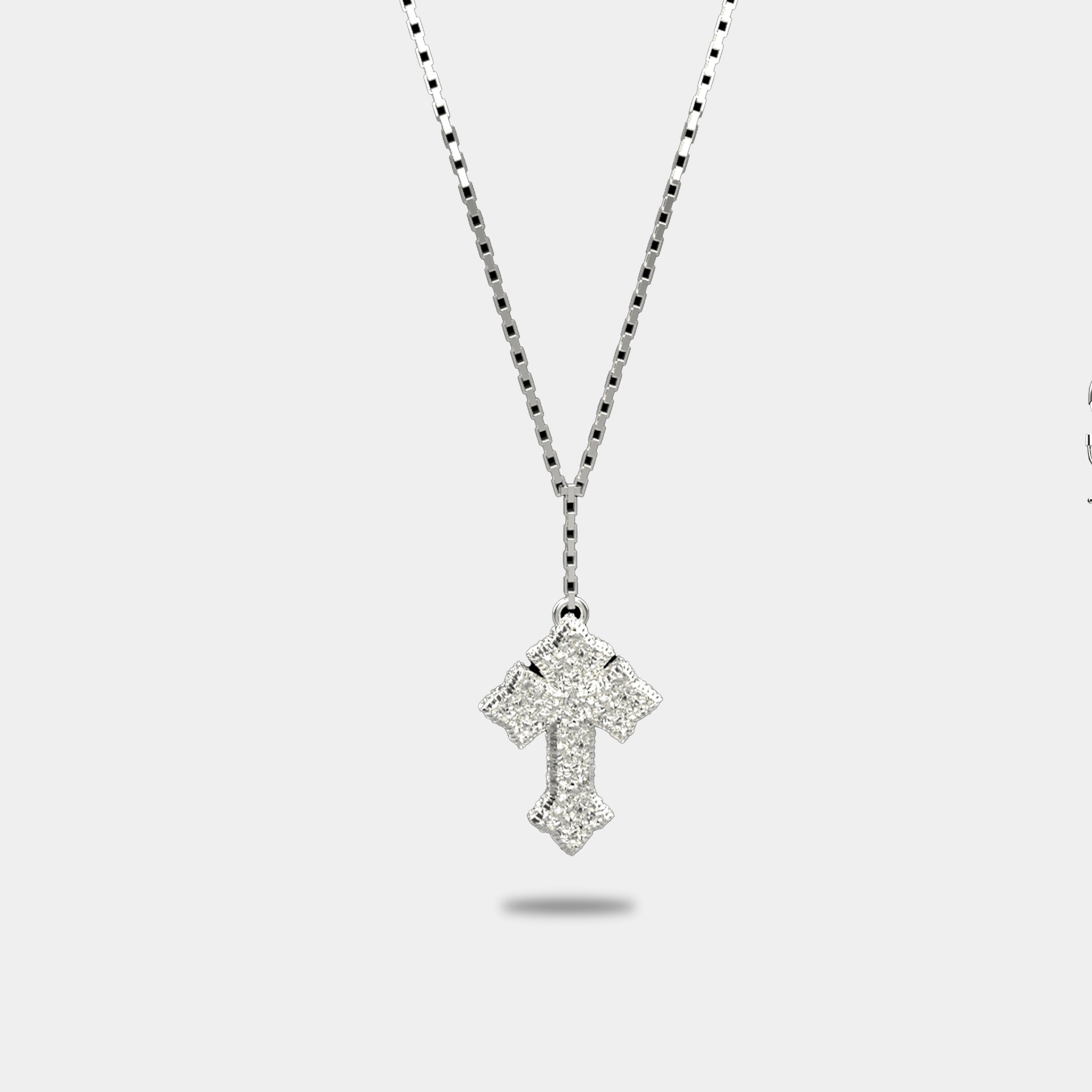 WELDING CROSS CHAIN (SILVER) – COLD WORLD