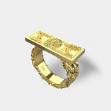 🎁 100 BUCKS RING (GOLD) (100% off)