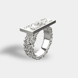 100 BUCKS RING (SILVER)