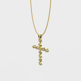 Tennis Cross Chain (Gold)