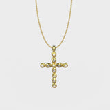 Tennis Cross Chain (Gold)