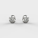 Tennis Stone Studs (Silver)