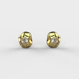 Tennis Stone Studs (Gold)