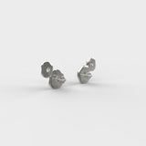 Double Stone Stud (Silver)