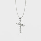 Tennis Cross Chain (Silver)