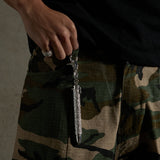 BULLET CIGARETTE/BLUNT HOLDER DENIM CHAIN