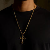 CRUCIFIX CHAIN (GOLD)