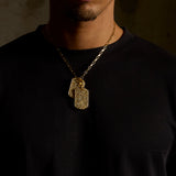 NUGGET DOG TAGS (GOLD)