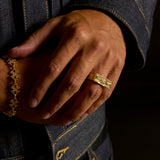 100 BUCKS RING (GOLD)