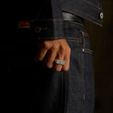 100 BUCKS RING (SILVER)