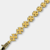 🎁 CROSS TENNIS BRACELET (GOLD) (50% off)