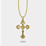 CRUCIFIX CHAIN (GOLD)