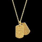 NUGGET DOG TAGS (GOLD)