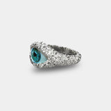 EVIL EYE RING (SILVER)