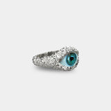 EVIL EYE RING (SILVER)