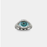 EVIL EYE RING (SILVER)
