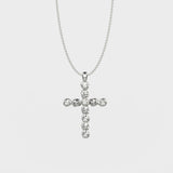 Tennis Cross Chain (Silver)