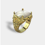 MOTHER OF PEARL RING (GOLD)