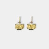 NUGGET DIAMOND STUDS (GOLD)