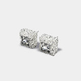 NUGGET DIAMOND STUDS (SILVER)