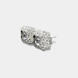 NUGGET DIAMOND STUDS (SILVER)