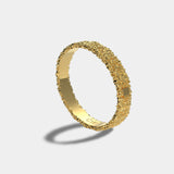 🎁 TEXTURED BANGLE (GOLD) (50% off)