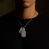 NUGGET DOG TAGS (SILVER)