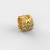 Chunky Cross Ring (Gold)