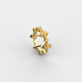 Thin Cross Ring (Gold)