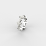 Thin Cross Ring (Silver)