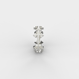 Thin Cross Ring (Silver)