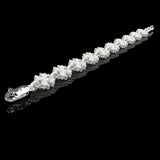 CROSS TENNIS BRACELET (SILVER)
