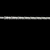CROSS TENNIS BRACELET (SILVER)