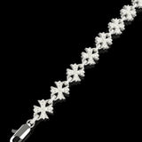 CROSS TENNIS BRACELET (SILVER)
