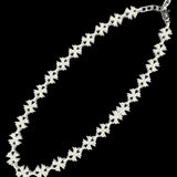 CROSS TENNIS CHAIN (SILVER)