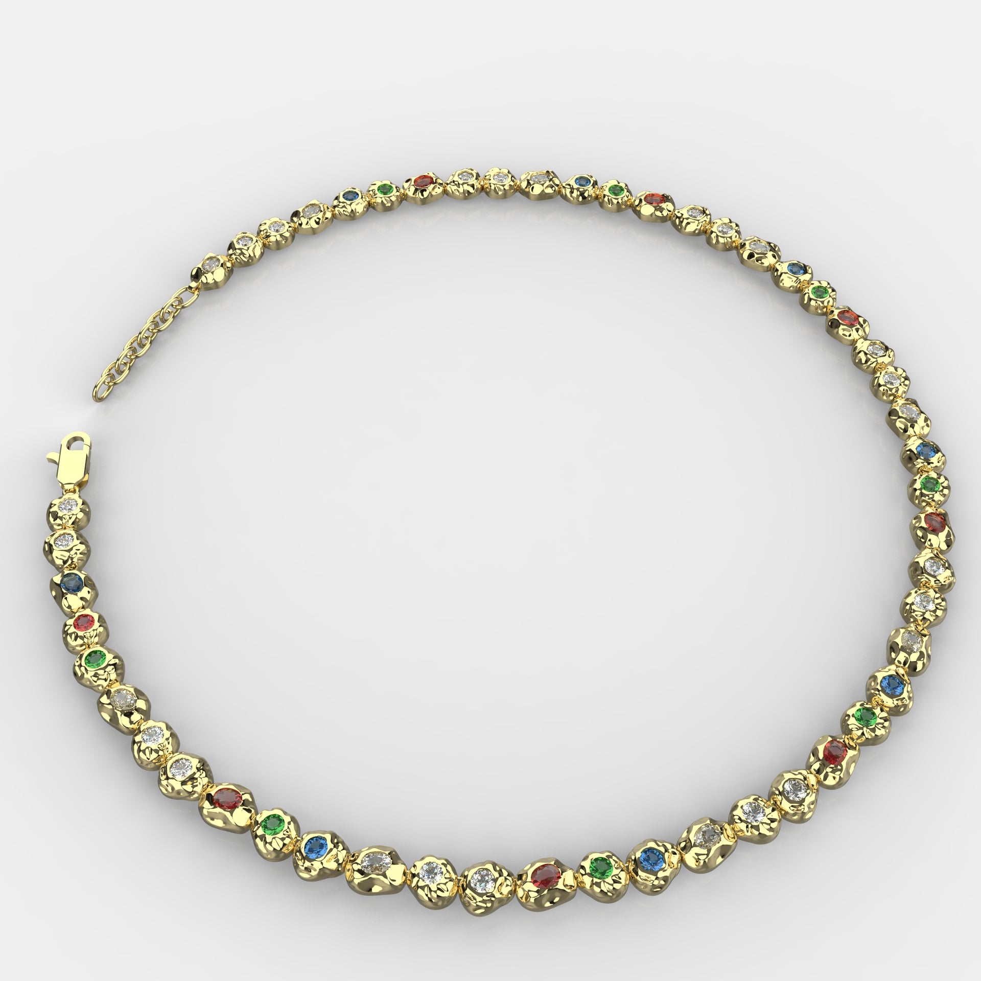 CROSS TENNIS BRACELET (SILVER) – COLD WORLD