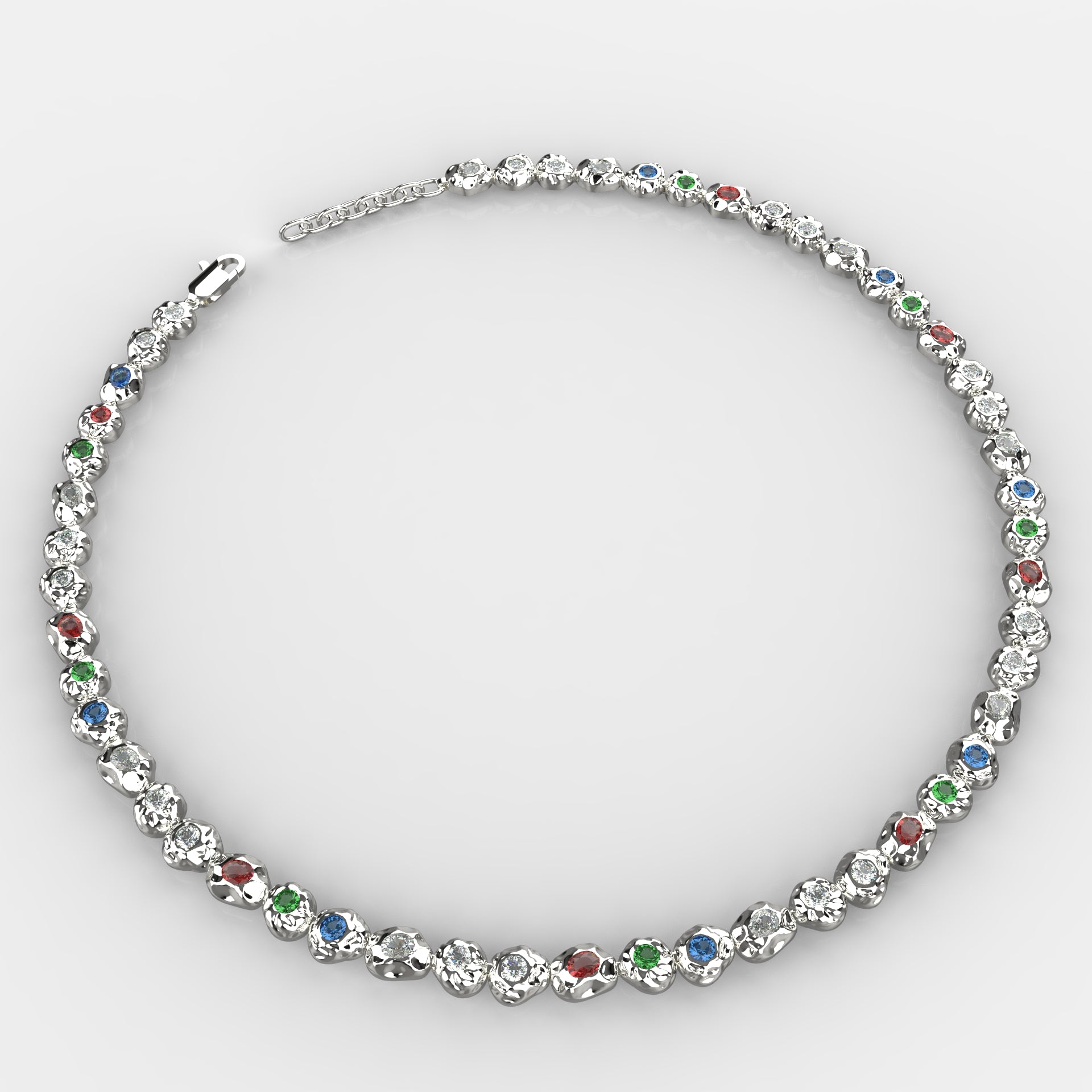 Silver Pharrell Tennis Chain – COLD WORLD