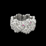 NUGGET EDGED RING (SILVER)