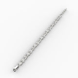 🎁 Silver Tennis Bracelet Silver Stones (50% off)
