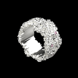 NUGGET EDGED RING (SILVER)