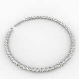 Silver Tennis Chain Silver Stones