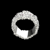 NUGGET EDGED RING (SILVER)