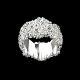 NUGGET EDGED RING (SILVER)
