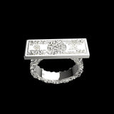 100 BUCKS RING (SILVER)