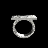 100 BUCKS RING (SILVER)
