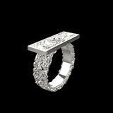 100 BUCKS RING (SILVER)